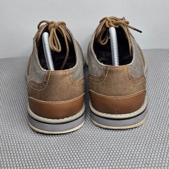 La‎ Milano Mens 10M Italian Design A11902 Scott Brown Dress Shoes - Picture 4 of 12